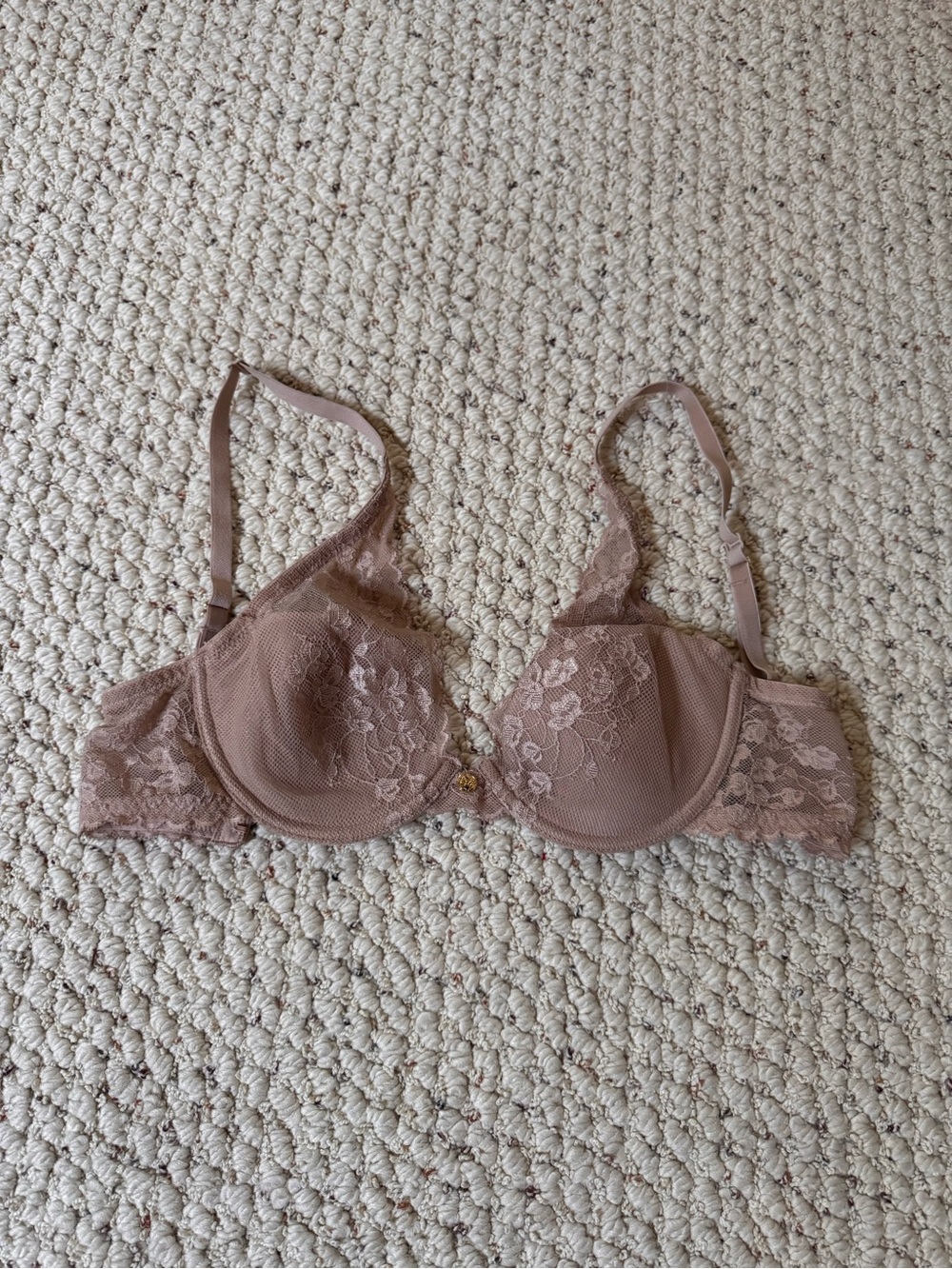 Natori Lace Underwire Bra in Dusty Rose